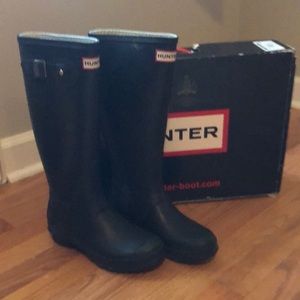 Hunter original tall Wellies